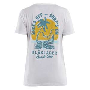BLAKLADER - 941710421000XXXL Camiseta Mujer Blåkläder Beach Club White - EAN 7330509946992 CAMISETAS Y POLOS DE TRABAJO - Product Image 3