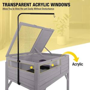 Personnalisez l'habitat des fantômes terrestres, la maison <span class=keywords><strong>de</strong></span> la <span class=keywords><strong>tortue</strong></span> intérieure et la clôture périphérique <span class=keywords><strong>de</strong></span> la pièce, l'enceinte pour reptiles - Product Image 6