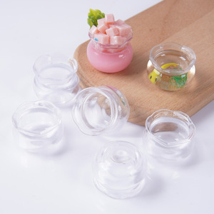 Modèle d'aquarium miniature en plastique, mini-récipient pour plantes succulentes à faire soi-même, aquarium simulé - Product Image 2