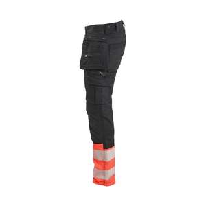 BLAKLADER - 113011499955C48 Pantalon haute visibilité stretch noir/rouge-EAN 7330509950098 HI-VIS WORKWEAR - Product Image 4