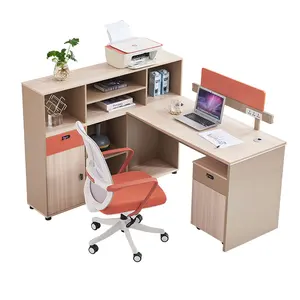 Precio al por mayor Muebles modernos 3 6 personas Estaciones de trabajo de computadora Escritorio Mesa de oficina