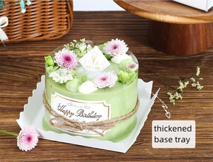 Rõ ràng Bánh hộp tàu sân bay bao bì cho 3/4 inch Bánh hộp quà tặng trong suốt nhựa Cupcake Kẹo hiển thị hộp - Product Image 4