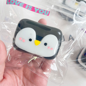 Juguete Antiestrés Portátil y Duradero de TPR con Diseño Cuadrado de Pingüino y Galletas Tipo Sándwich, Unisex, Divertido, Regalo para Niños - Product Image 1