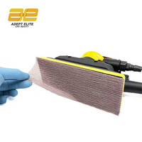 Papier abrasif sans poussière en maille 70x125mm, grain 80-320, disque abrasif rectangulaire auto-agrippant pour ponçage de surface, longue durée de vie, haute performance