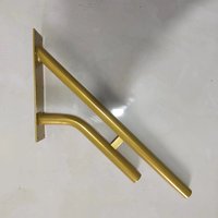 Supports de fixation en acier de 10 mm au design moderne pour tables basses en bois, fournitures d'usine pour bureaux à domicile