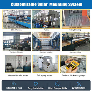Système de montage de <span class=keywords><strong>carport</strong></span> solaire en aluminium haute résistance, structure de <span class=keywords><strong>carport</strong></span> photovoltaïque anti-corrosion pour les aires de stationnement - Product Image 5