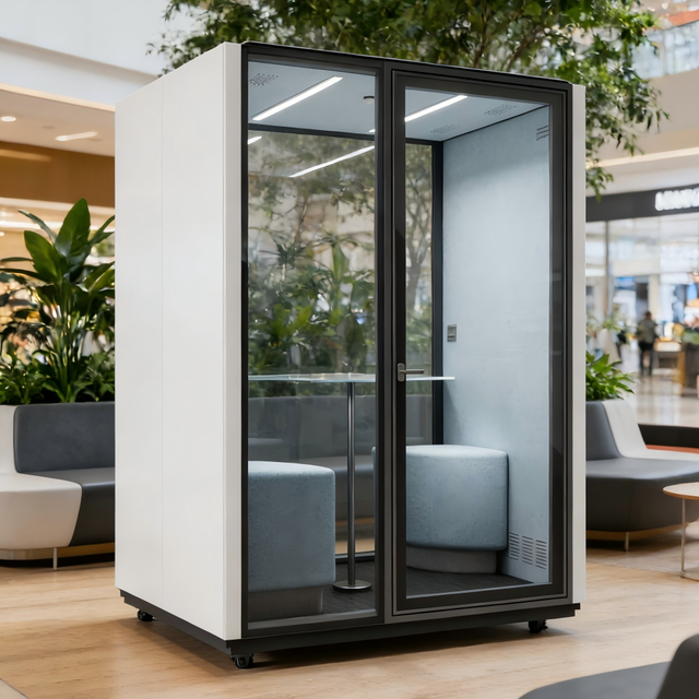Cabin Proof Meeting Pod Phone Acoustic Office Portable Home Booths Music Studio Recording Soundproof Sound Booth