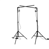 Kit de lampes de Studio Photo à LED, 2 pièces, lumière de remplissage vidéo pour la photographie en direct, éclairage de Streaming avec trépied