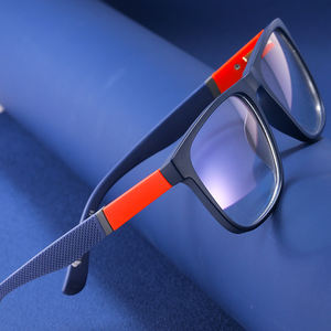 Partagas 패션 스퀘어 TR90 스프링 힌지 안티 블루 라이트 차단 안경 광학 안경 프레임 남성용 안경 - Product Image 2