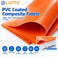 Bâche en tissu PVC enduit, résistante aux UV et imperméable, directement de l'usine, pour rideaux latéraux de camion et tentes