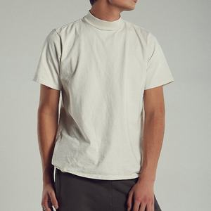 เสื้อยืดคอเต่าแบบปรับแต่งได้สำหรับผู้ชายและผู้หญิง เสื้อยืดโอเวอร์ไซส์ ผ้าฝ้าย 100% เสื้อยืดคอกลมแบบเรียบสำหรับผู้ชาย - Product Image 2