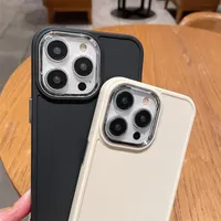 Coque de téléphone souple en silicone de qualité supérieure, design simple et élégant, pour iPhone 16 15 14 13 12 11 Pro Max iPhone 7 8 Plus X XS XR XS Max