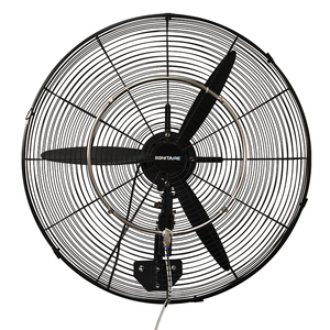 Ventilateur mural mural industriel 110V AC Power avec 3 pales en aluminium et fonction de refroidissement à commande mécanique - Product Image 1