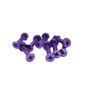 Échantillon gratuit, vente en gros, OEM, personnalisé, tête plate, vis et écrous de skateboard avec emballage en vrac - Product Image 5