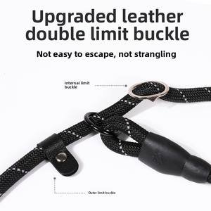 Laisse d'entraînement P-chain & P-rope pour chien, longueur réglable, non restrictive, pour chiens de petite/moyenne/grande taille, <span class=keywords><strong>Golden</strong></span> <span class=keywords><strong>Retriever</strong></span> et Labrador - Product Image 4