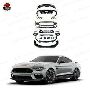 Kit de carrocería a <span class=keywords><strong>precio</strong></span> de fábrica para Ford <span class=keywords><strong>Mustang</strong></span> 2018-2021 actualización a Mach-1 Modificación de coche con excelente ajuste y calidad - Product Image 2