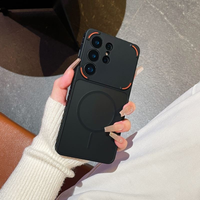 Étui de téléphone à dissipation thermique givré pour Samsung S26Ultra S25Ultra S24Ultra S23Ultra, étui de téléphone magnétique fin