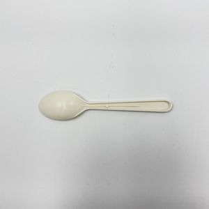 Cuillère PSM durable de 4 pouces, écologique, biodégradable, résistante aux hautes températures, design léger, personnalisable pour les services de restauration - Product Image 2