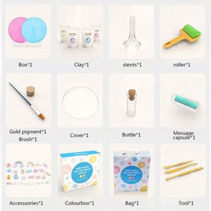 Handprint Bucket Hats Baby 3d Casting <b>Kit</b> Footprint Foam Baby Hand and Foot Print - Product Image 4