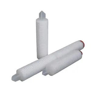 0.04, 0.1, 0.2, 0.45, 0.65, 0.85, 1.2 um pes pleated filter cartridge for water treatment