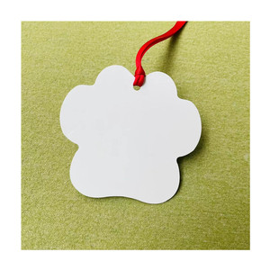 Impresión <span class=keywords><strong>de</strong></span> pata <span class=keywords><strong>de</strong></span> <span class=keywords><strong>perro</strong></span> <span class=keywords><strong>de</strong></span> doble cara, adornos <span class=keywords><strong>de</strong></span> Metal <span class=keywords><strong>de</strong></span> sublimación, blanco brillante, adornos <span class=keywords><strong>de</strong></span> Navidad <span class=keywords><strong>de</strong></span> aluminio en blanco - Product Image 6