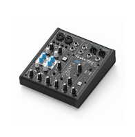 Console de mixage audio professionnelle 6 canaux avec interface USB intégrée pour studio d'enregistrement et diffusion en direct