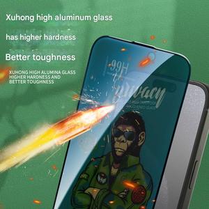 <span class=keywords><strong>King</strong></span> <span class=keywords><strong>Kong</strong></span>-Protector DE PANTALLA DE PRIVACIDAD antiespía, vidrio templado de dureza 9H a prueba de polvo para iPhone 17 16 15 14 <span class=keywords><strong>Pro</strong></span> Max, paquete de 10 unidades - Product Image 4