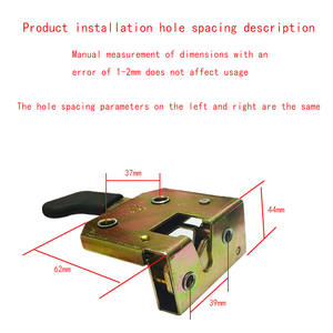 Accessoires de serrure de <span class=keywords><strong>porte</strong></span> de tricycle électrique Corps de serrure de voiture couvert Tricycle fermé et plaque de verrouillage à quatre roues - Product Image 3