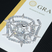 5mm Cubain Lien Chaîne Panthère Noire Hiphop Vvs Moissanite 925 Collier En Argent Sterling Populaire Hiphop Bijoux