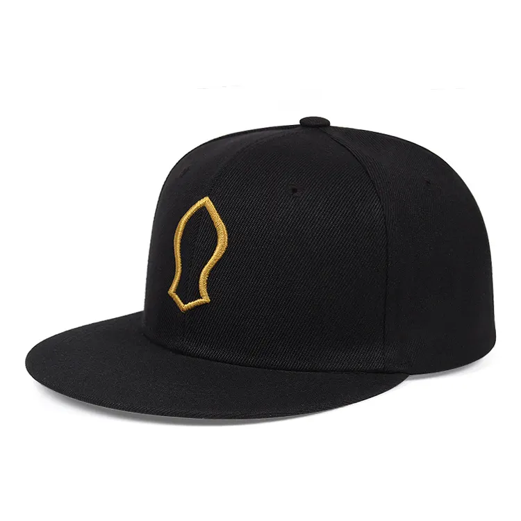 Topi Hip Hop bordir logo bordir 3D warna kustom topi Snapback kualitas tinggi topi ukuran pas