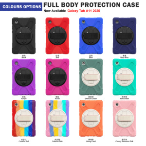 Custodia Rigida Antiurto in Silicone con Tracolla per Samsung <span class=keywords><strong>Galaxy</strong></span> <span class=keywords><strong>Tablet</strong></span> A11 8.7 Cover e Custodie per <span class=keywords><strong>Tablet</strong></span> - Product Image 6