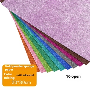Papel Esponja Brillante con Relieve Adhesivo A4 al por Mayor para Manualidades Infantiles, Suministros de Arte Navideño Multicolor - Product Image 3