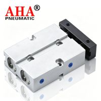 Cilindro Neumático de Doble Eje TN (TDA), Doble Varilla, Funcionamiento Suave, Larga Vida Útil, Aleación de Aluminio de Alta Calidad