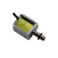 Actionneur solénoïde micro-poussoir/extracteur à cadre ouvert personnalisé DC12V/24V/36V pour serrures intelligentes, distributeurs automatiques et projets d'automatisation DIY