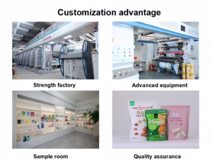 שקיות אריזה מרובעות מאלומיניום, ניתנות להתאמה אישית, אטומות בחום משלושה צדדים, מתאימות לאריזת תה. כמות הזמנה מינימלית 500 יחידות - Product Image 4