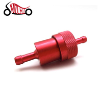 Filtre à huile et à carburant pour moto en aluminium certifié CE 6 mm 8 mm pour moto tout-terrain universelle 125 cc