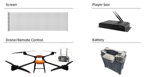 BESTAR P15/P20/P25 Outdoor Animation <strong>Screen</strong>+Drone Flying LED Mesh Transparent Film Digital Poster Foldable LED <strong>Magic</strong> Carpet - Product Image 3