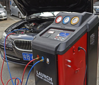 Máquina de Recuperación de Refrigerante LAUNCH 300 Plus AC, R134a o R1234yf, Certificación CE, Máquina de Intercambio de Gas AC