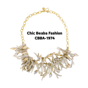 สร้อยคอแฟชั่นประดับลูกปัดสุดชิค-CBBA-1974 - Product Image 2