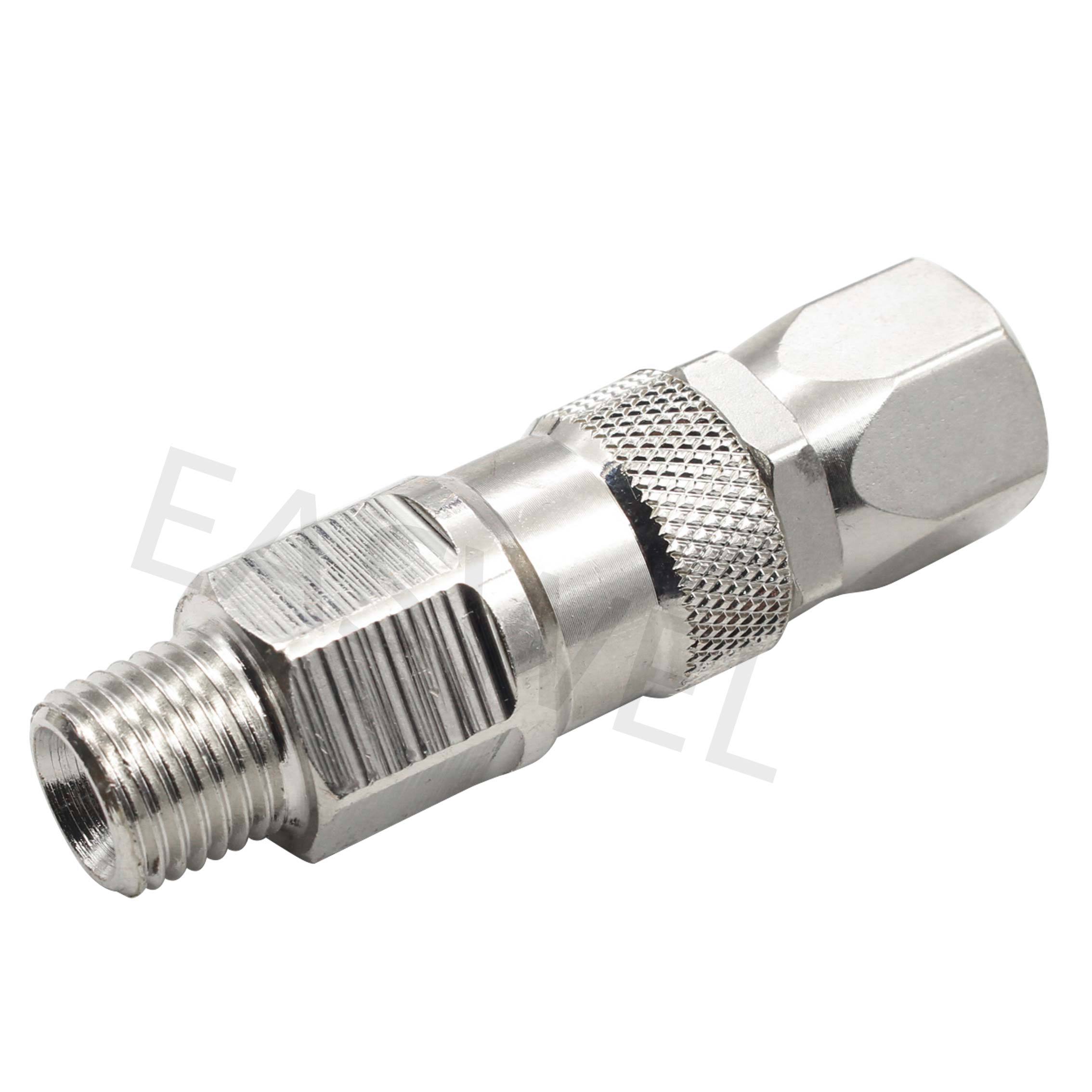 Stainless Steel Airless Spray Gun Swivel Joint Connector – High Pressure Paint Spray Hose Accessory With Filter - View #10