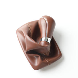 Perilla de cambio de marchas de cuero con cubierta antipolvo para coches Mercedes Benz, diseño ergonómico - Product Image 3