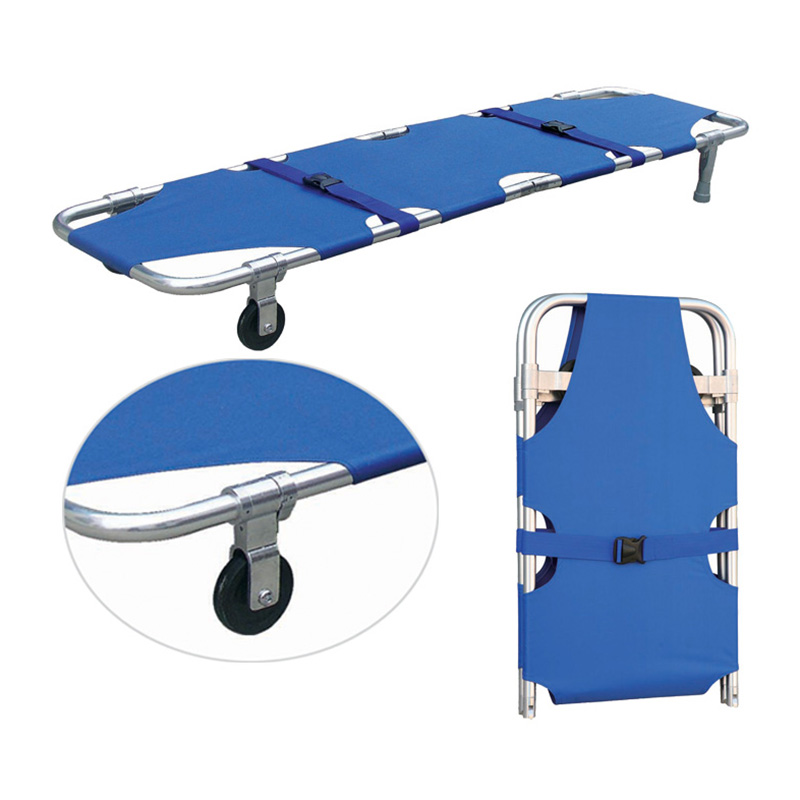 MN-AS027 High End Aluminum Folding Stretcher Emergency Rescue Stretcher