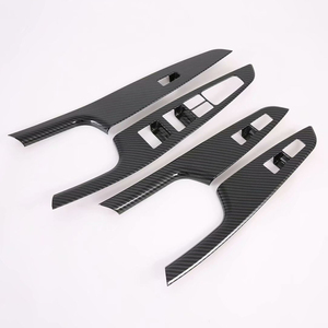 Kits de carrocería de fibra de carbono ABS para coche, accesorios decorativos para <span class=keywords><strong>Interior</strong></span>, cubierta de ventana, bloqueo, herramientas de puerta para <span class=keywords><strong>Hyundai</strong></span> <span class=keywords><strong>Tucson</strong></span> 2019 - Product Image 3