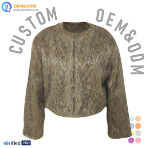 Veste d'hiver pour femme en jean denim rembourrée en fausse fourrure de haute qualité, col rond, sur mesure Q&D OEM 2026 - Product Image 1