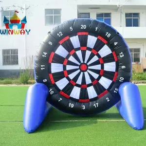 IN STOCK!!! 7ft inflatable dartboard inflatable soccer goal football inflatable darts game with air pump