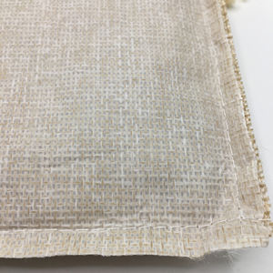 大号 15x20 厘米定制徽标印刷数码直接喷射防水层压抽绳袋黄麻亚麻袋中国 - Product Image 3