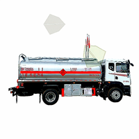 Camion-citerne Dongfeng Huashen avec plaque d'immatriculation bleue