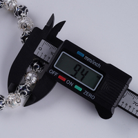 Bracelet réglable en perles d'eau douce en cuivre plaqué argent
