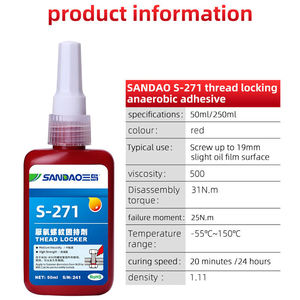 Thread Locker 50ml Low Viscosity Medium Strength Adhesive for Electronics and Electrical Use RoHS Compliant - Product Image 6
