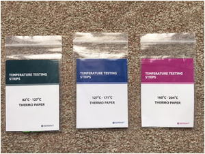 感熱紙融着試験紙 104～143℃ - Product Image 5